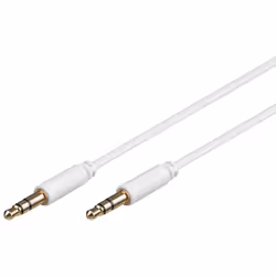 Goobay 69114, 3,5mm, Mâle, 3,5mm, Mâle, 3 m, Blanc