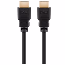 Goobay 69122 câble HDMI 0,5 m HDMI Type A (Standard) Noir