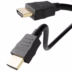 Goobay 69123, 7,5 m, HDMI Type A (Standard), HDMI Type A (Standard), Compatibilité 3D, 10,2 Gbit/s, Noir