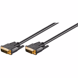 Goobay 69208 câble DVI 10 m DVI-I Noir