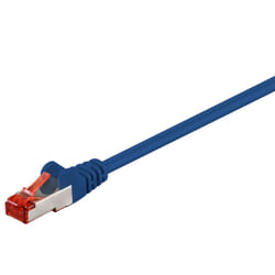 Goobay 69267 câble de réseau Bleu 1 m Cat6 S/FTP (S-STP)