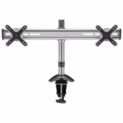 Goobay ScreenFlex Twin, 16 kg, 33 cm (13"), 58,4 cm (23"), 100 x 100 mm, 100 x 100 mm, Noir, Argent
