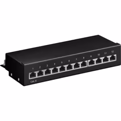 Goobay Netzwerkgeräte, RJ-45, Cat6, S/UTP (STP), 22/26, Noir, Métal