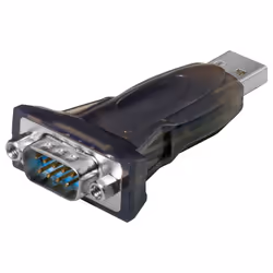 Goobay 69822 changeur de genre de câble USB RS-232 Noir