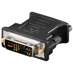 Goobay 69971 changeur de genre de câble DVI VGA Noir