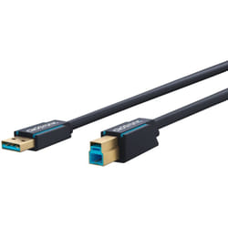 ClickTronic 1.8m USB3.0 A - B m/m câble USB 1,8 m USB 3.2 Gen 1 (3.1 Gen 1) USB A USB B Bleu