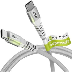 Goobay 70192 câble USB 0,5 m USB 2.0 USB C