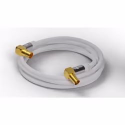 Wentronic 70417 câble coaxial 2 m Blanc