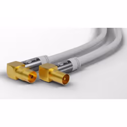 Wentronic 70422 câble coaxial 5 m Blanc