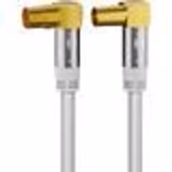 Wentronic 70450, 10 m, Coaxial, Coaxial, Blanc