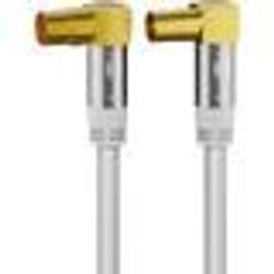 Wentronic 70450 câble coaxial 10 m Blanc