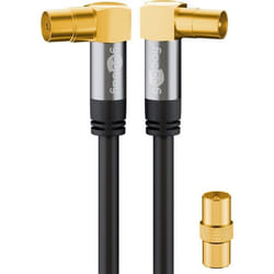 Wentronic 70466 câble coaxial 5 m Noir