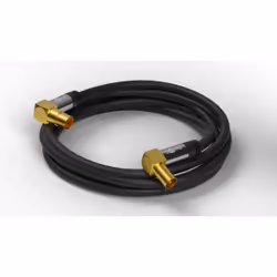 Goobay 70475 câble coaxial 10 m Noir