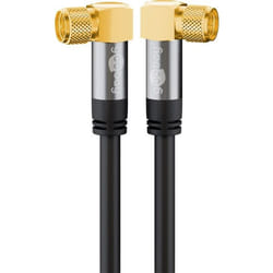 Wentronic 70567 câble coaxial 1 m F Noir