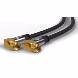 Wentronic 70567 câble coaxial 1 m F Noir