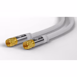 Wentronic 70653 câble coaxial 10 m F Blanc