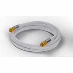 Wentronic 70653 câble coaxial 10 m F Blanc