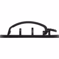 Goobay 70685 range-câbles Sur bureau/mural Pince de câble Noir 3 pièce(s)