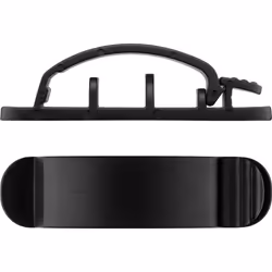 Goobay 70685 range-câbles Sur bureau/mural Pince de câble Noir 3 pièce(s) - Vue supplémentaire 4