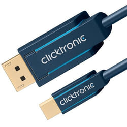 ClickTronic 70737 câble DisplayPort 1 m Mini DisplayPort Bleu