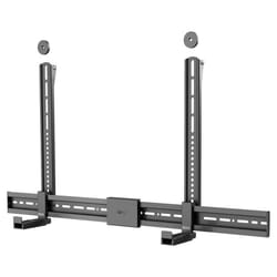 Goobay 70828 support de haut-parleurs Support mural tv Acier Noir