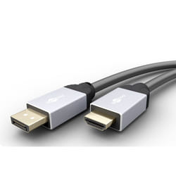 Goobay 71460 câble vidéo et adaptateur 1 m DisplayPort HDMI Noir