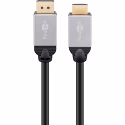 Goobay 71460 câble vidéo et adaptateur 1 m DisplayPort HDMI Noir