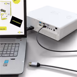 Goobay 71460 câble vidéo et adaptateur 1 m DisplayPort HDMI Noir