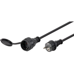 Goobay 71472 câble électrique Noir 5 m CEE7/4