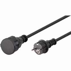 Goobay 71472 câble électrique Noir 5 m CEE7/4