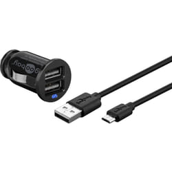 Goobay 71692 chargeur d'appareils mobiles Universel Noir Allume-cigare Auto