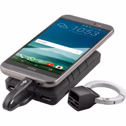 Goobay 71810 câble USB 0,085 m USB A Micro-USB B Noir