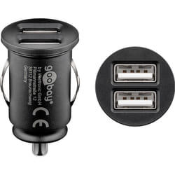 Goobay 71897 chargeur d'appareils mobiles Smartphone Noir Allume-cigare Charge rapide Intérieure