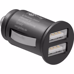Goobay 71897 chargeur d'appareils mobiles Smartphone Noir Allume-cigare Charge rapide Intérieure