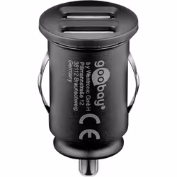 Goobay 71897 chargeur d'appareils mobiles Smartphone Noir Allume-cigare Charge rapide Intérieure