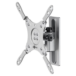 Support TV Mural Caravane TILT (M), argenté, support TV de 13 à 43 pouces (33 – 109 cm), max. 15 kg, entièrement mobile : pivotant et inclinable.