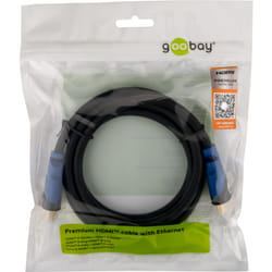 Goobay 72315 câble HDMI 0,5 m HDMI Type A (Standard) Noir