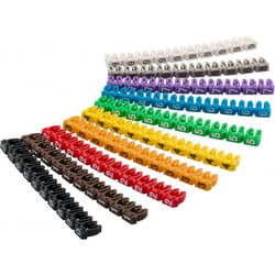 Goobay 72513 marqueur de câble Multicolore PVC 100 pièce(s)