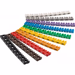 Goobay 72514, Multicolore, PVC, 100 pièce(s), 3,8 - 5,9 mm², 3,8 - 5,9 mm
