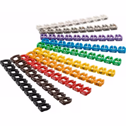 Goobay 72515, Multicolore, PVC, 100 pièce(s), 5,6 - 7,4 mm², 5,6 - 7,4 mm