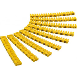 Goobay 72516 marqueur de câble Jaune PVC 90 pièce(s)