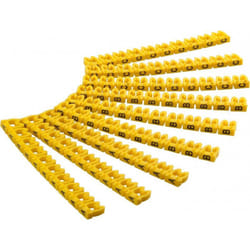 Goobay 72517 marqueur de câble Jaune 90 pièce(s)