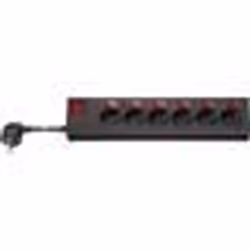 Goobay 72567, 6 sortie(s) CA, CEE, Type F, 230 V, 50 Hz, 16 A, 3500 W