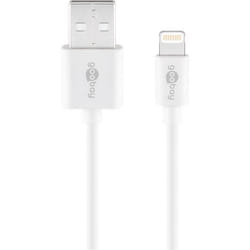 Goobay 72905 câble Lightning 0,5 m Blanc