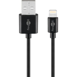 Goobay 72906 câble Lightning 2 m Noir