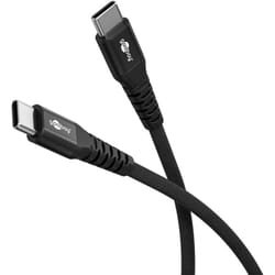 Goobay 73953 câble USB USB 2.0 1 m USB C Noir