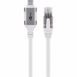 Goobay 74176 câble de réseau Blanc 2 m Cat6 F/UTP (FTP)