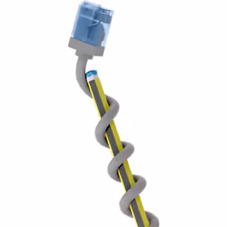 Goobay 74226, 7,5 m, Cat6a, U/UTP (UTP), RJ-45, RJ-45, Gris