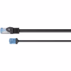 Goobay 74233 câble de réseau Noir 1 m Cat6a U/UTP (UTP)