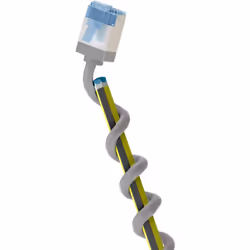 Goobay 74308, 2 m, Cat6a, U/FTP (STP), RJ-45, RJ-45, Blanc